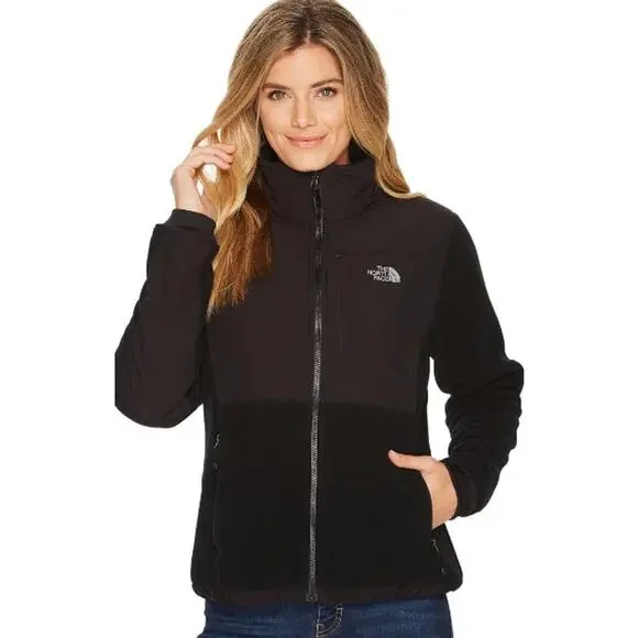 The North Face Denali Women's Extra Small Black Fleece Full Zip Jacket PolarTec - Picture 1 of 16